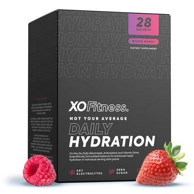 Hydration Sachets | 28 Servings | Key Electrolytes Sachets | Immunity Support with Essential Vitamins & Minerals | Zero Sugar & Low Calorie Hydration Multipliers | Mixed Berry