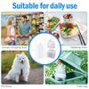 2000 White (11 x17x21 Inch) Bags, Trash Bag with Handles, T-Shirt Plastic Bags for Retail, Groceries, Merchandise, Convenience Store, Supermarket, Restaurant Picnic, Kitchen, Daily Use, (2000) view 4