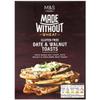M&S Made Without Wheat Gluten Free Date & Walnut Toasts, Twice Baked Crispy, 125g-Pack of 2X