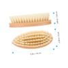 WRITWAA Lightweight Cleaning Brush for Home Use with Beech Wood and Soft Bristle, Multipurpose Yellow Shoe and Laundry Scrubbing Brush for Daily Life view 2