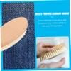 WRITWAA Lightweight Cleaning Brush for Home Use with Beech Wood and Soft Bristle, Multipurpose Yellow Shoe and Laundry Scrubbing Brush for Daily Life view 4