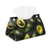 Avocado Fruit Pattern Print Rectangle Tissue Box Cover for Vanity Countertop Night Stands Livingroom Office Desk view 1