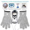 1 Pair Electrode Gloves For Tens Machine Conductive Gloves Electrode Massage Therapy U9F3 Massage Electrotherapy Hand Mitts Wire view 3
