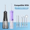 JTF Replacement Water Flosser Nozzles for JTF F200/F300-3 Standard Orthodontic,1Periodontal,1Tongue Cleaner & 360 Rotating Tips(6 Pack) view 4