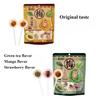 5 flavors plum lollipopSweet and sour candy,Mango strawberry brown sugar hard candy,Candied fruit,Healthy snack food,Vegan,Delicious Chinese snack gift (4 flavor mix,2bags) view 3