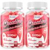 Truvenzara Creatine Monohydrate Gummies 5000mg, 5-in-1 Vegan Supplement with Taurine, B6 & B12, for Energy, Endurance & Muscle Builder, Low Sugar, High Absorption, Natural Berry, 120 Count view 1