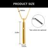 atnayo 2PCS Breathing Necklace, Portable Whistle Anxiety Breathing Necklace (Gold, Black) view 2