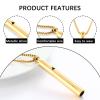 atnayo 2PCS Breathing Necklace, Portable Whistle Anxiety Breathing Necklace (Gold, Black) view 3