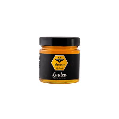 BioHoney Linden Organic Raw Honey 300g 100% Pure & Unfiltered, Great Taste Award Winner, Certified Organic GB-ORG-04 Premium Bulgarian Honey