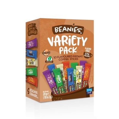 Beanies Variety Pack Stick Sachets 6 x 10 Sachets