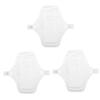 Vaguelly 3pcs Reusable Cotton Sanitary Towels Washable Sanitary Pads Dry and Comfortable with Hidden Button Suitable for Women view 1