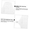 Vaguelly 3pcs Reusable Cotton Sanitary Towels Washable Sanitary Pads Dry and Comfortable with Hidden Button Suitable for Women view 3