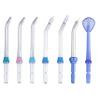 Aquapik PRO Dental Irrigator Nozzles | Set of 7 Universal Compatible Nozzles | Multifunctional Replacement | Family Colours | Hygienic Case