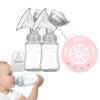Breast Pump - Electric Breast Feeding Pump, 4 Mode Breastfeeding Milk Pumps, Automatic Breastfeeding Pumps for Breastfeeding Suction Pom view 1