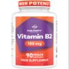 FuelFinity Vitamin B2 Riboflavin 100mg - for Energy & Migraine Relief Support - 90 Days Supply - Made in UK, Vegan, No additives view 1
