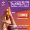 FuelFinity Vitamin B2 Riboflavin 100mg - for Energy & Migraine Relief Support - 90 Days Supply - Made in UK, Vegan, No additives view 3