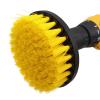 Electric Drill Brush Set Auto Tires Cleaning Tool Bathroom Kitchen Round Scrubber Brushes For Grout Carpet Floor view 3