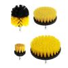 Electric Drill Brush Set Auto Tires Cleaning Tool Bathroom Kitchen Round Scrubber Brushes For Grout Carpet Floor view 4
