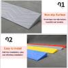VDLLQYN, Non-Slip Wheelchair Ramp for 1-6.5cm Rise - Portable Threshold Ramps, Household Ramp Transition Strip Climbing Mat Anti-Slip for Cleaning Robot,Curb Ramps(Red,100x10x4cm) view 3