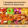Chongqing Specialty Spicy Dried Bean Curd,Spiced Barbecue Tofu,Snack Food,Pickled Vegetables,Instant Meal Replacement,Side Dishes,Delicious Chinese Snack Gifts (Spicy flavor,50packs) view 2