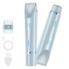 2025 New Glow Aura Bikini Shaver,Glowshave 2-in-1 Women's Body Shaver (Blue)