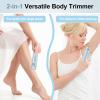 2025 New Glow Aura Bikini Shaver,Glowshave 2-in-1 Women's Body Shaver (Blue) view 3