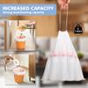 15L Trash Bags with Drawstring Closure Ultra-Strong Tear-Resistant Small Bin Liners for Bathroom, Office & Home (100 Count) view 4