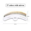 27 Colors Teeth Shade Guide,Tooth Bleaching Shade Chart with Case and Mirror view 4
