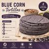 La Fonda Fresh Blue Tradicional 20PCS Tortillas / 15cm Blue Corn Flour Mexican Tortillas view 2