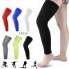 XIUsheUA Calf Compression Sleeve 1Pcs Compression Leg Sleeve Full Length Leg Sleeve Sports Cycling Leg Sleeves For Thigh,Knee,Calf For Men Women,Bike,Basketball(Grey,XL) view 2