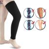 XIUsheUA Calf Compression Sleeve 1Pcs Compression Leg Sleeve Full Length Leg Sleeve Sports Cycling Leg Sleeves For Thigh,Knee,Calf For Men Women,Bike,Basketball(Grey,XL) view 3