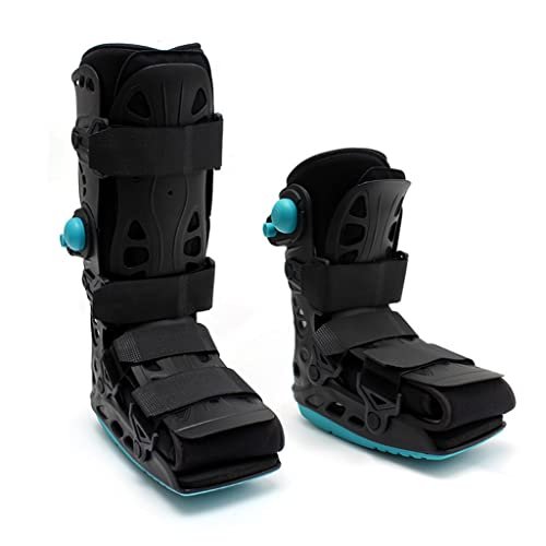Orthosis Foot Drop SplintOrthosis Foot Drop,Ankle Fracture Boot Foot Fracture Boot with Water Ripple Anti Slip Outsole Tall Cam Walker Boot for Injuries Fractures Sprains