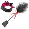 2-Piece Feather Racket and Blackout Eye Mask Set, Indoor Sports Accessory, Add Romantic Ambience-B212 (01) view 1