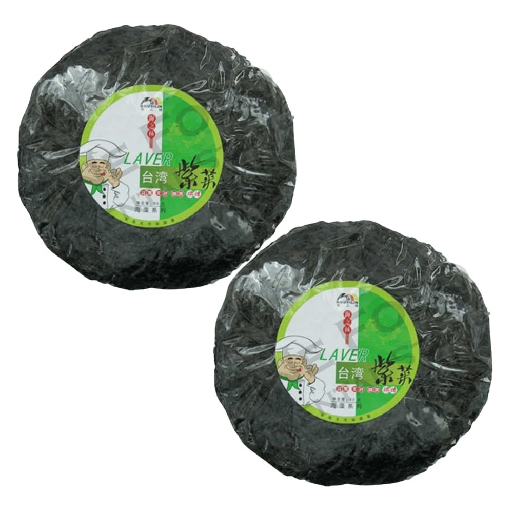 Haizhilin Roasted Dried Seaweed 50g (Pack of 2) Cholesterol-Free, Rich Protein, Contains Iodine, Phosphorus, Calcium - Ideal for Soups, Stews, Rice Dishes