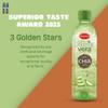 ALEO 0.5L Premium CHIA Aloe Vera Drink - Natural, No Preservatives, No Artificial Colors Superior Taste Award 2025 view 2
