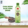 ALEO 0.5L Premium CHIA Aloe Vera Drink - Natural, No Preservatives, No Artificial Colors Superior Taste Award 2025 view 4