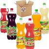 Random Mixed Fruti Fresh Drink 2L - Random mixed From T-Fruitti, Orange, Peach, Raspberry & Mint, Pear, Grapefruit, Red Grape Flavours (06 Mixed) view 1
