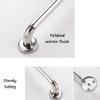 Bathroom Grab Bar Rail,Shower Rails Stainless Steel Grab Rails Polished Finish Safety Support Rail Elderly/Disabled Handrails Aid Hold for Shower,Non-Slip view 3