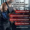 Nordic Lifting Elbow Compression Sleeves for Men & Women - Support for Pain Relief, Tendonitis, Golfer's & Tennis Elbow - Weightlifting Brace for Workout, Arm & Joint Recovery view 3