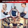 Nordic Lifting Elbow Compression Sleeves for Men & Women - Support for Pain Relief, Tendonitis, Golfer's & Tennis Elbow - Weightlifting Brace for Workout, Arm & Joint Recovery view 4