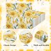 100Pcs Yellow Daisy Party Napkins Hello Sunshine Disposable Paper Napkins Summer Decorative Floral 6.5" Luncheon Cocktail Napkins for Birthday Garden Tea Party Supplies view 3
