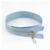 LYXYGMV 5Pcs 3# 15/18/20/25/30/40/50/60/70cm Metal Zipper Lock Zippers Decoration Zip For Sewing Bags For Sewing DIY(B260-SkyBlueGold,CloseEnd-No3-30cm) view 1