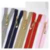 LYXYGMV 5Pcs 3# 15/18/20/25/30/40/50/60/70cm Metal Zipper Lock Zippers Decoration Zip For Sewing Bags For Sewing DIY(B260-SkyBlueGold,CloseEnd-No3-30cm) view 2