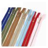 LYXYGMV 5Pcs 3# 15/18/20/25/30/40/50/60/70cm Metal Zipper Lock Zippers Decoration Zip For Sewing Bags For Sewing DIY(B260-SkyBlueGold,CloseEnd-No3-30cm) view 4