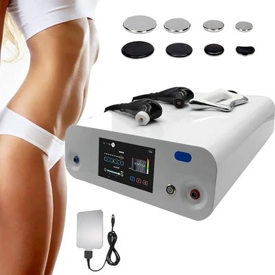 448KHZ Tecar Therapy Machine, Temperature Controlled Physiotherapy Device,Diathermy Device with Touch Screen,2 Working Modes,for Muscle Pain Relieve