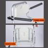 Mobile Shower Chair | Wheelchair with Backrest & 360 Brakes | Foldable Transport Chair for Elderly & Disabled | Safety Seat, Width 41cm, Height 46cm view 3