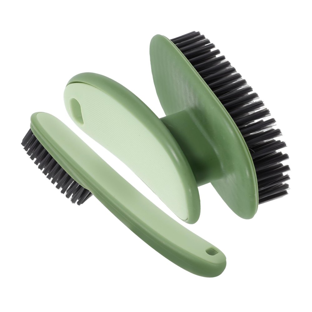 HEALEEP 2pcs Cleaning Brush Soft Bristle Stain Scrubber for Clothes Clothes Brush Home Scrubbing
