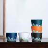 JOMRTS Hand-Painted Landscape Tea Cup Set Chinese Style Vintage Cup Sample Tea Cup Gift Box Pack (D 4cm) view 2