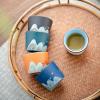 JOMRTS Hand-Painted Landscape Tea Cup Set Chinese Style Vintage Cup Sample Tea Cup Gift Box Pack (D 4cm) view 4