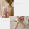 1-PCS Non-Stick Reusable Wax Silicone Spatula, Silicone Waxing Applicators for Hair Removal, for Home Salon Body Use(Green, size 1) view 3
